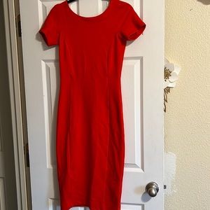 Zara bodycon midi dress size Medium